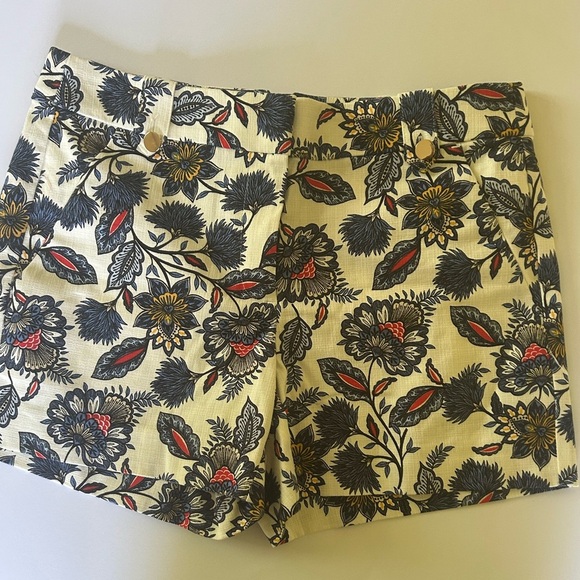 LOFT High Waist Floral Print Shorts Size 2 - Picture 7 of 12